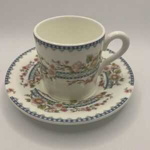 Coalport April Pattern China Cup and Saucer